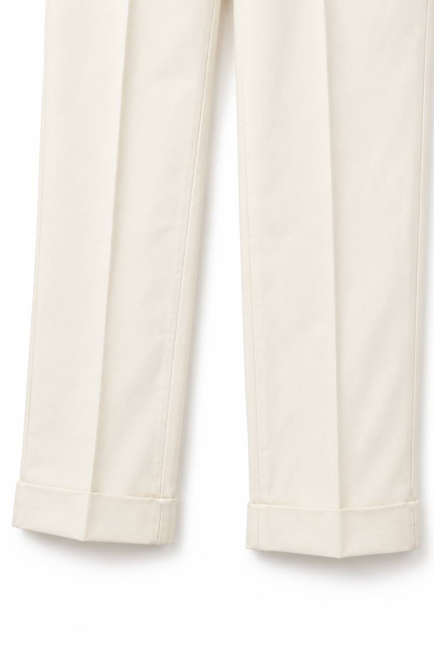 Pantalone Uomo in Cotone con Pinces e Risvoltino - De Matteo Uomo