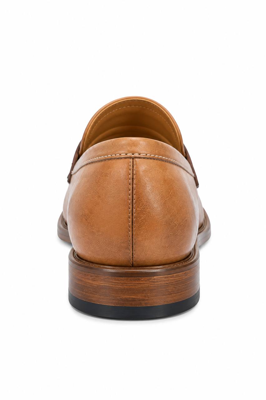 Mocassino Uomo con Fascia e Frange in Pelle