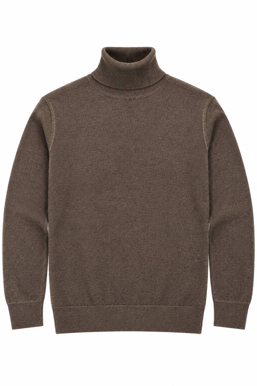 Maglia Uomo Girocollo Basic con Trama nel Tessuto