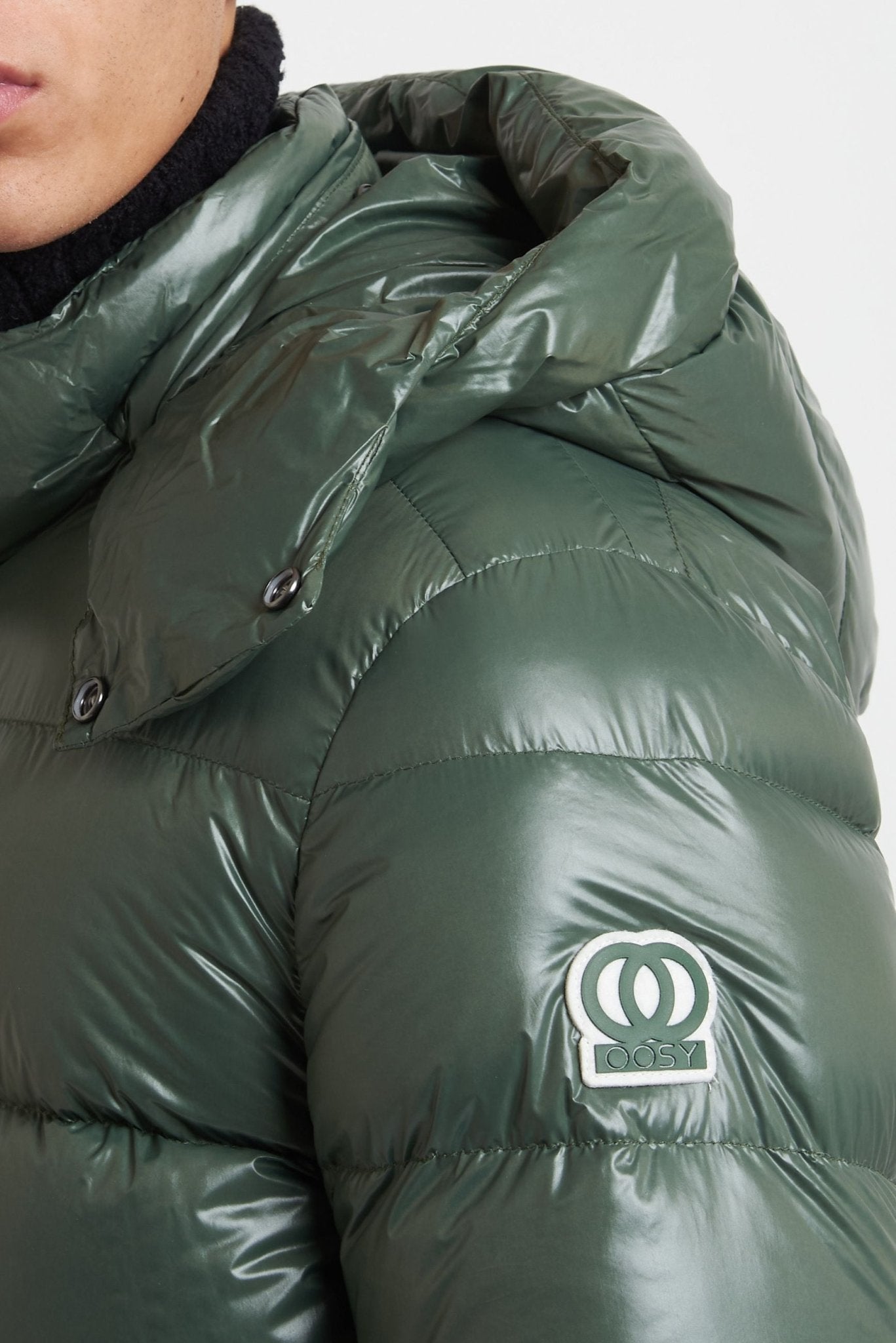 Piumino OOSY Imbottito in Nylon Vera Piuma lucido sy94407 - De Matteo Uomo