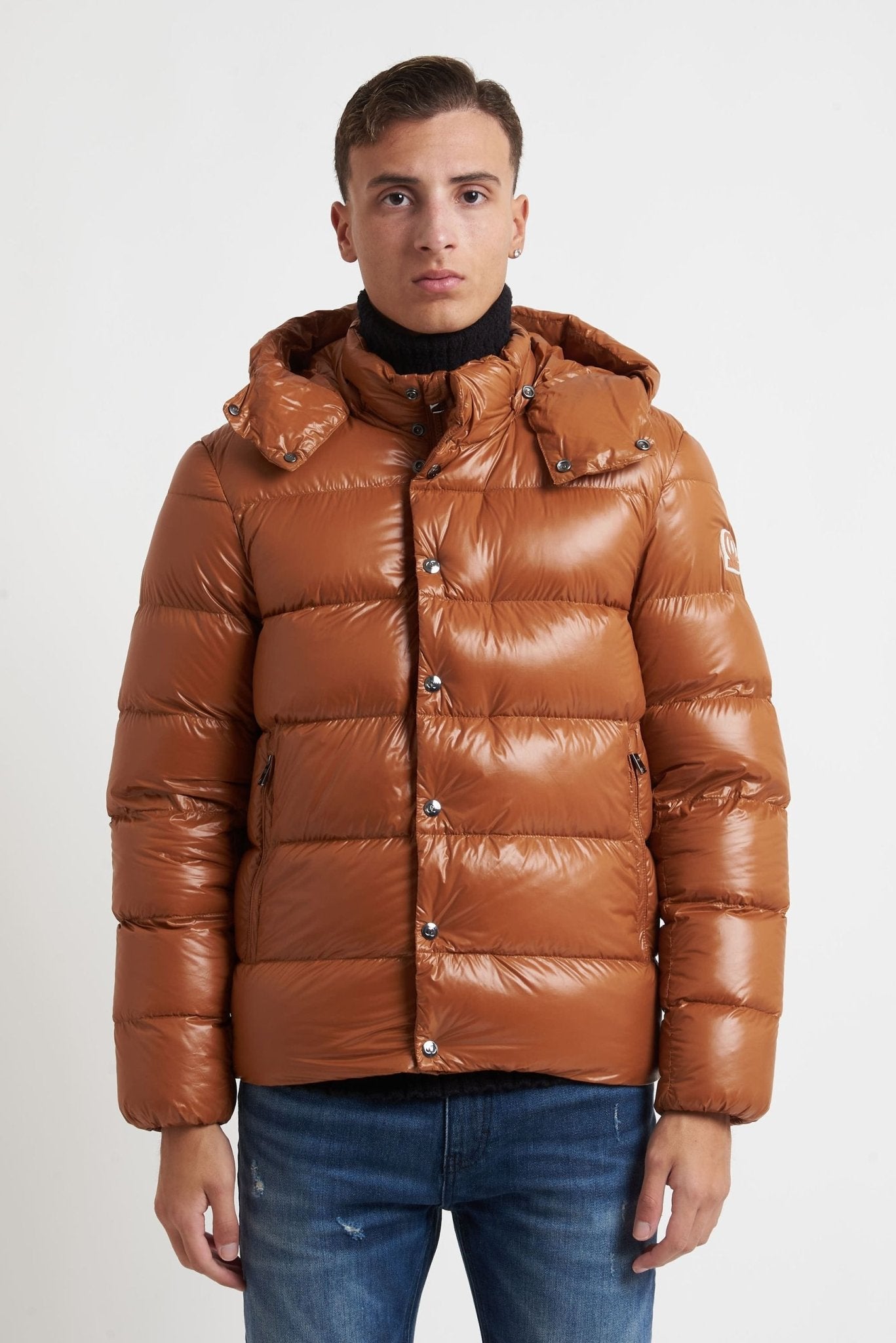 Piumino OOSY Imbottito in Nylon Vera Piuma lucido sy94407 - De Matteo Uomo