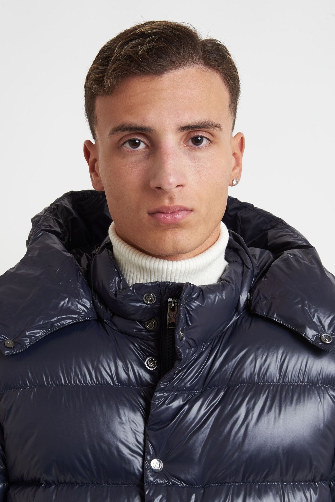 Piumino OOSY Imbottito in Nylon Vera Piuma lucido sy94407 - De Matteo Uomo