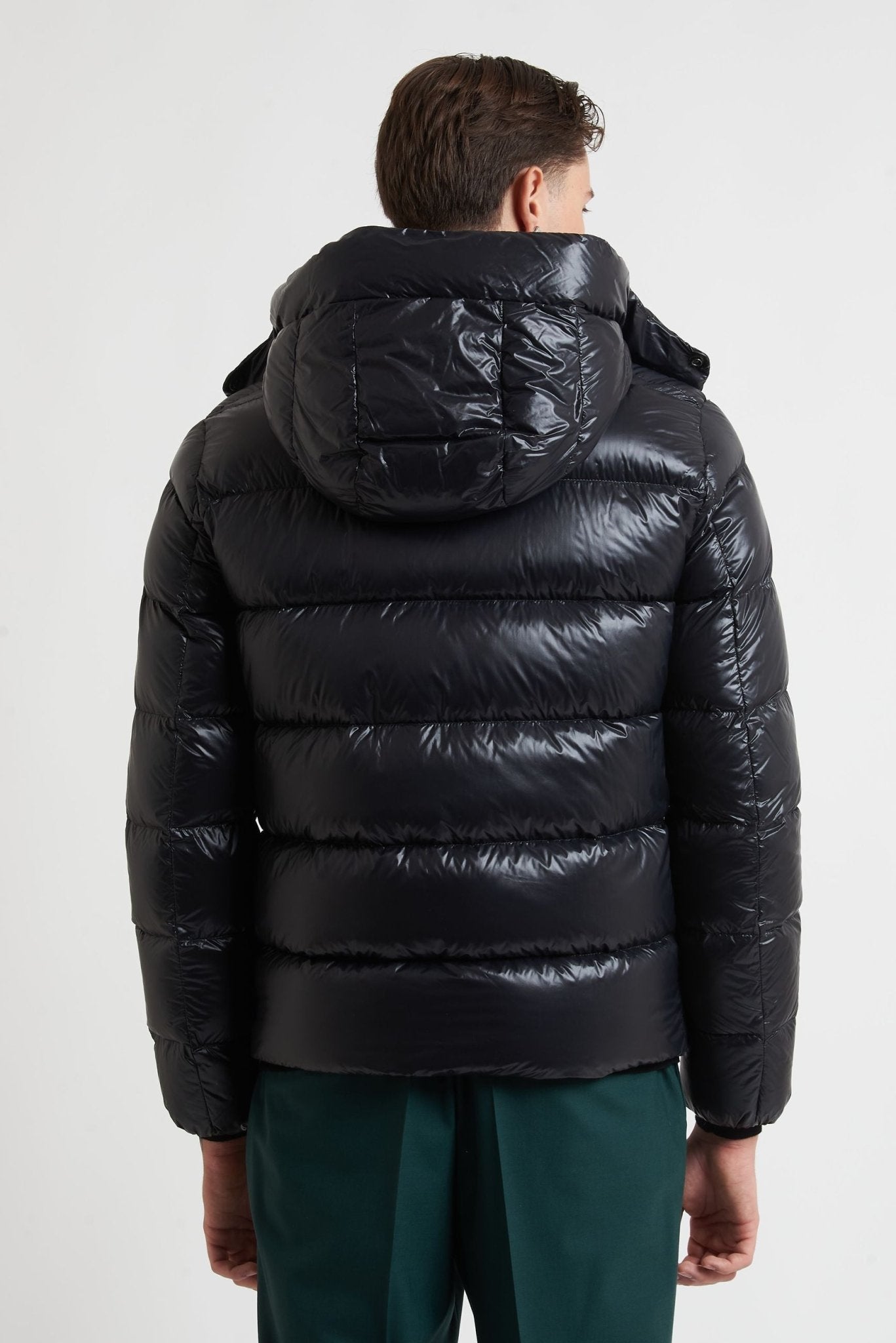 Piumino OOSY Imbottito in Nylon Vera Piuma lucido sy94407 - De Matteo Uomo