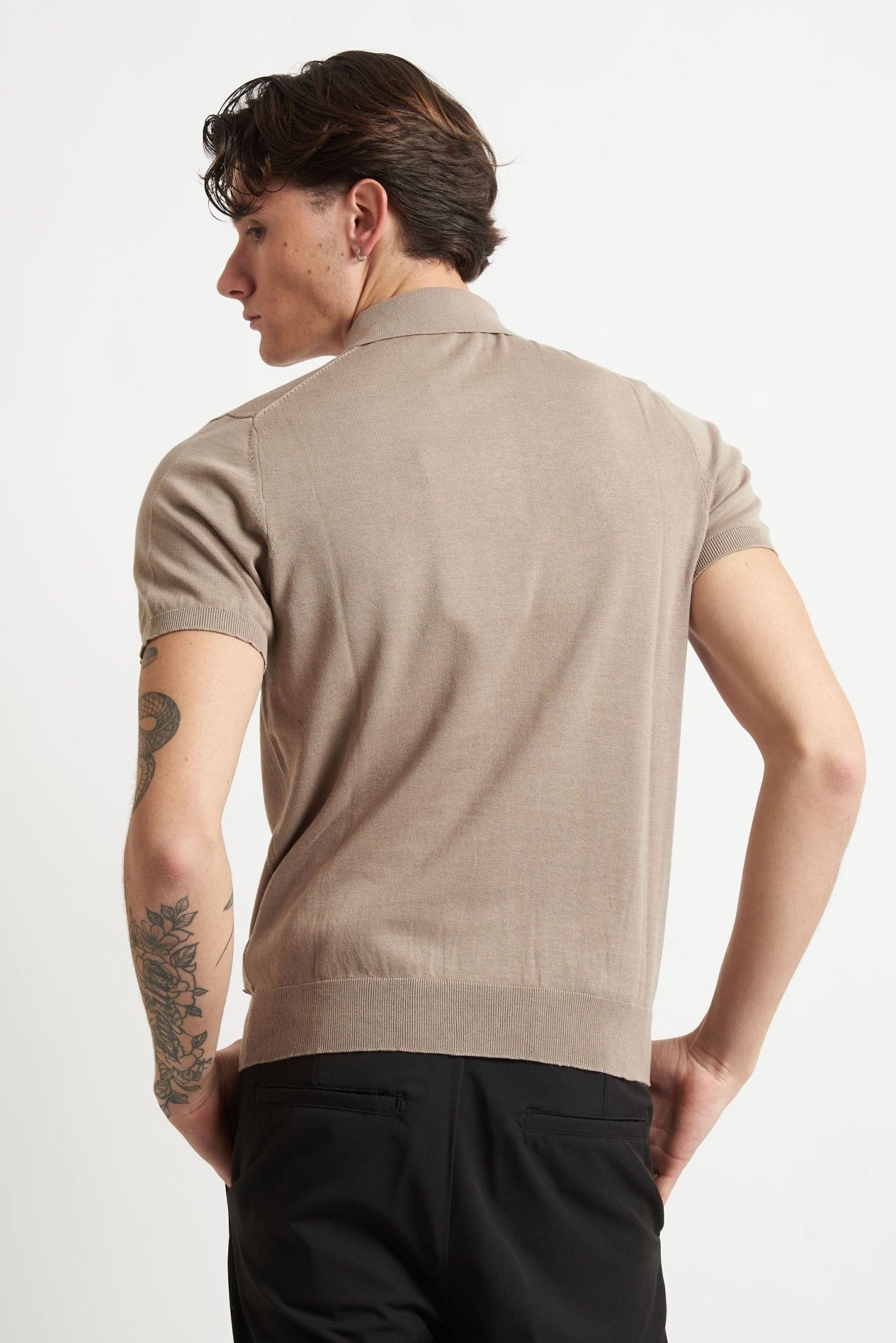 Polo Basic in Cotone con Chiusura a Bottoni - De Matteo Uomo