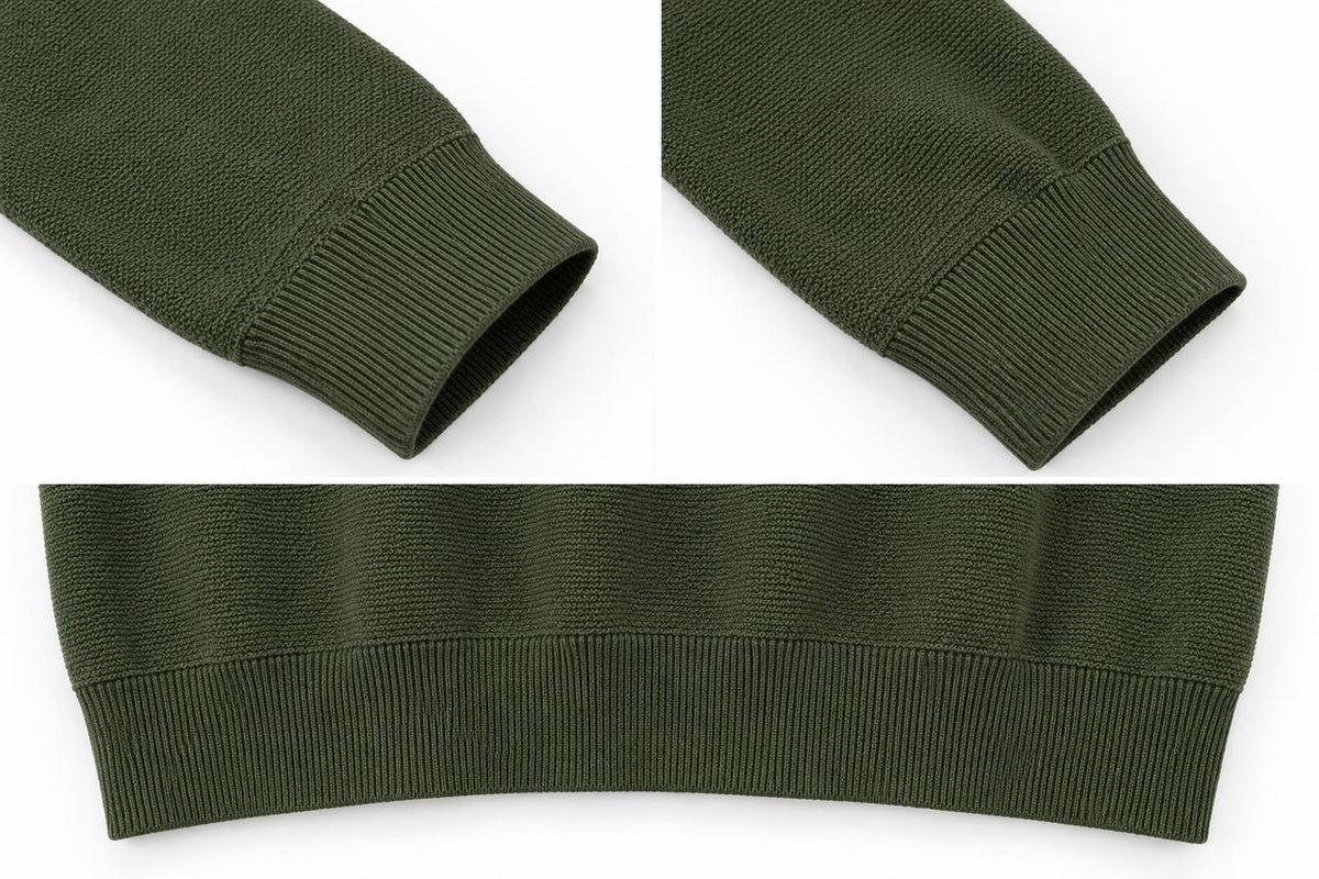 Polo Basic Uomo Verde in Lana - De Matteo Uomo