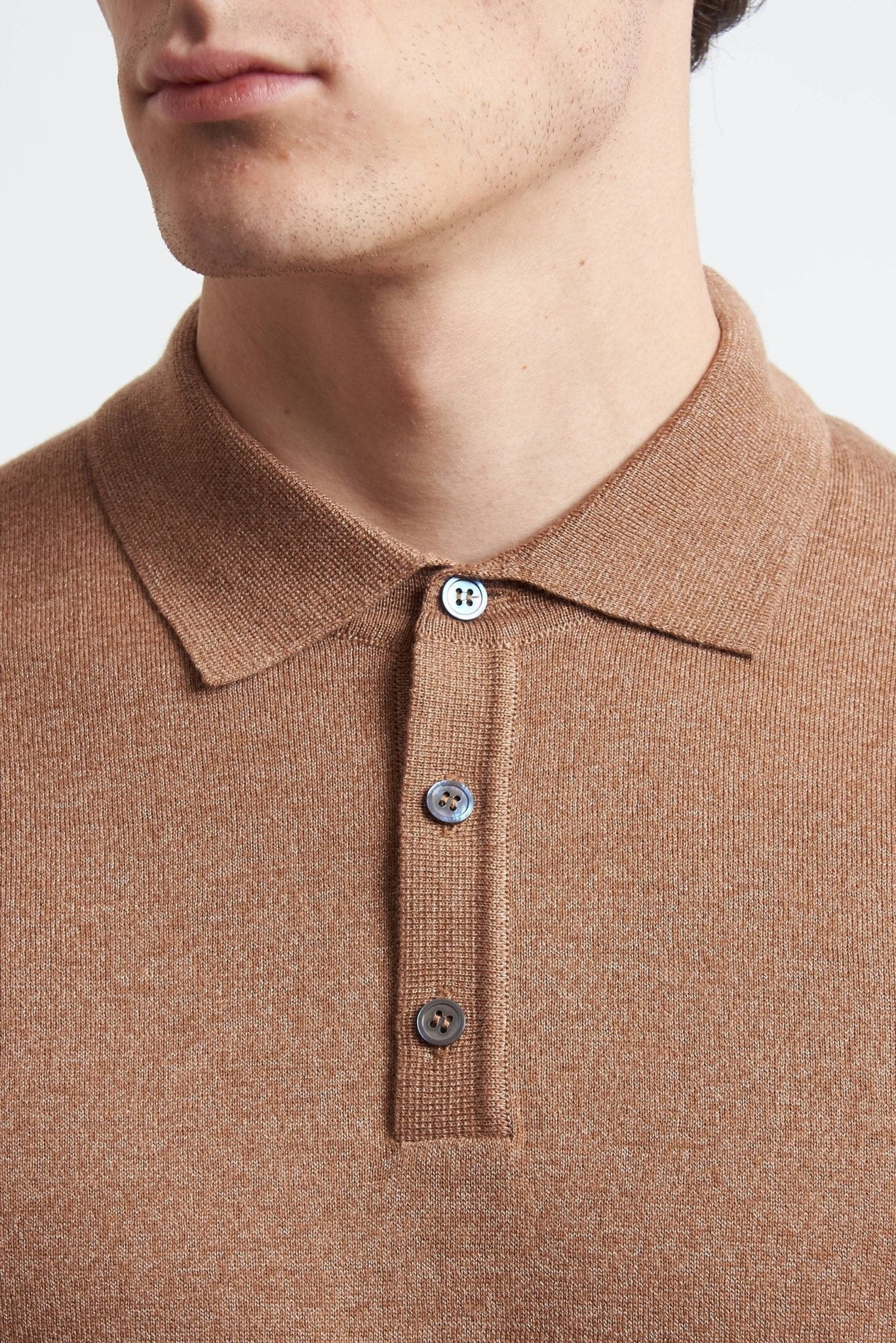 Polo Mezza Manica Basic con Chiusura a Bottoni - De Matteo Uomo