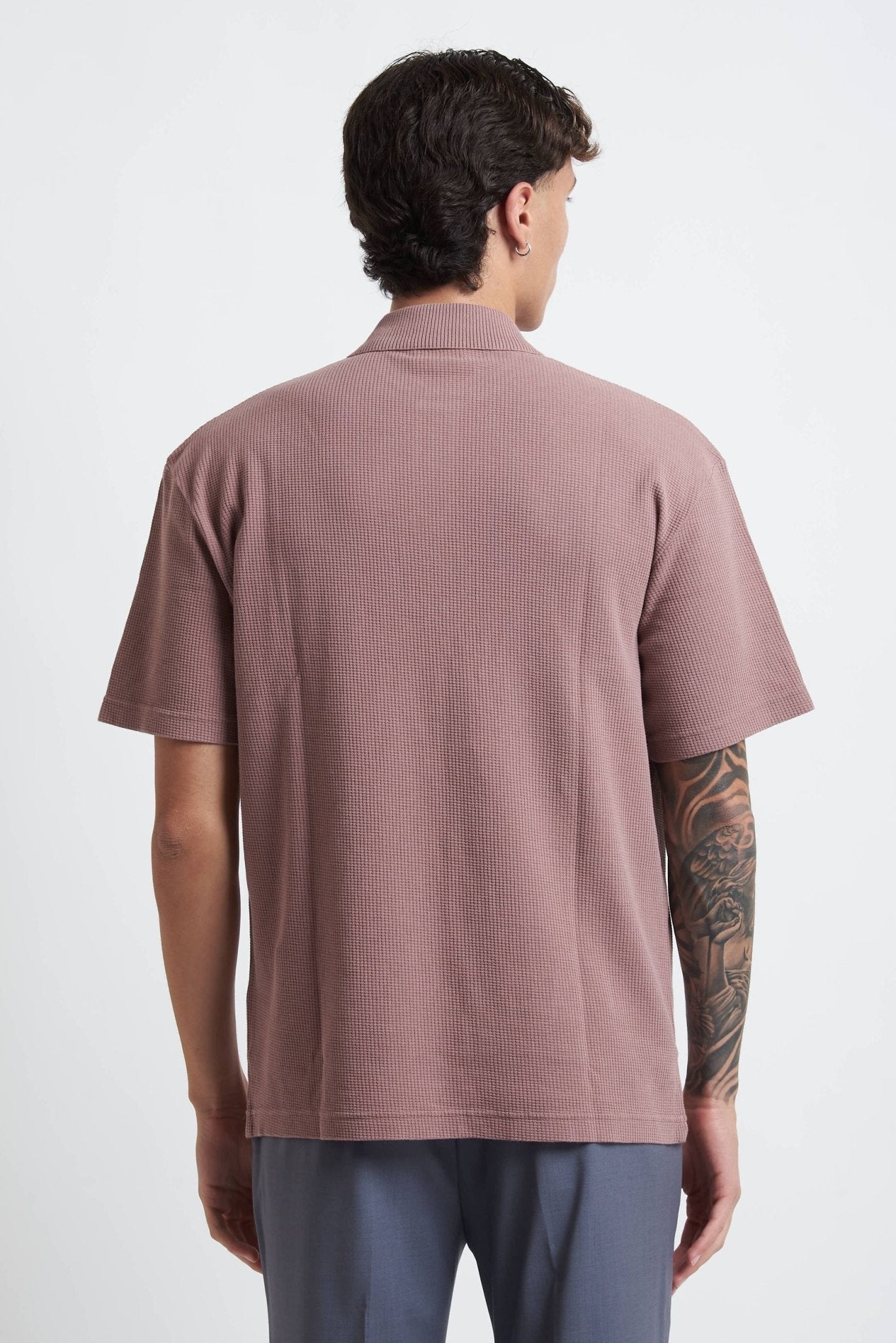 Polo Mezza Manica Basic in Cotone con Logo Frontale HUGO - De Matteo Uomo