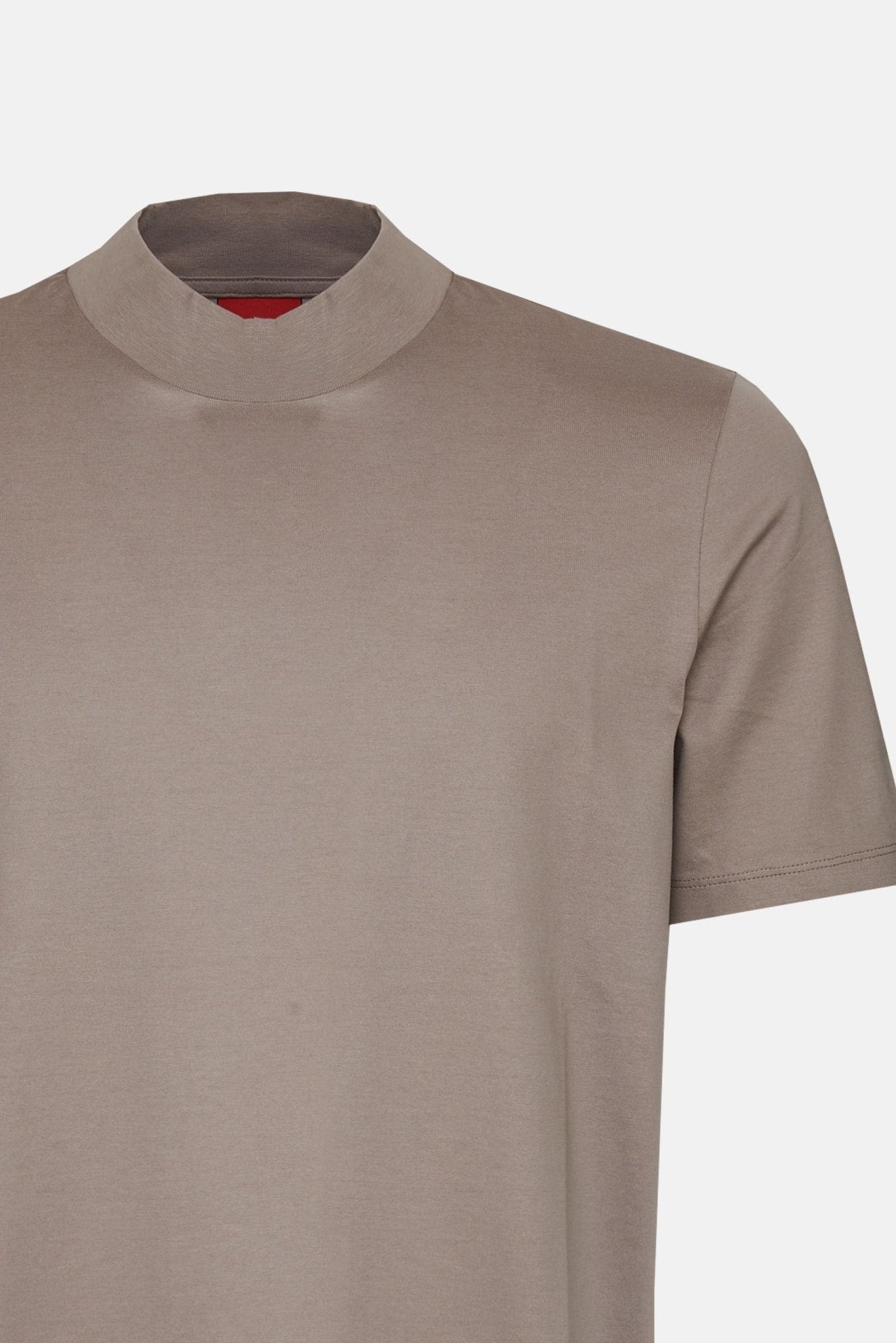 T-shirt Basic con Mezzocollo in Cotone 2968 - De Matteo Uomo