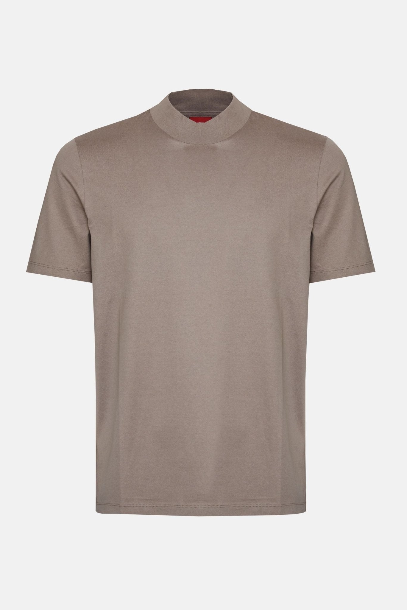 T-shirt Basic con Mezzocollo in Cotone 2968 - De Matteo Uomo