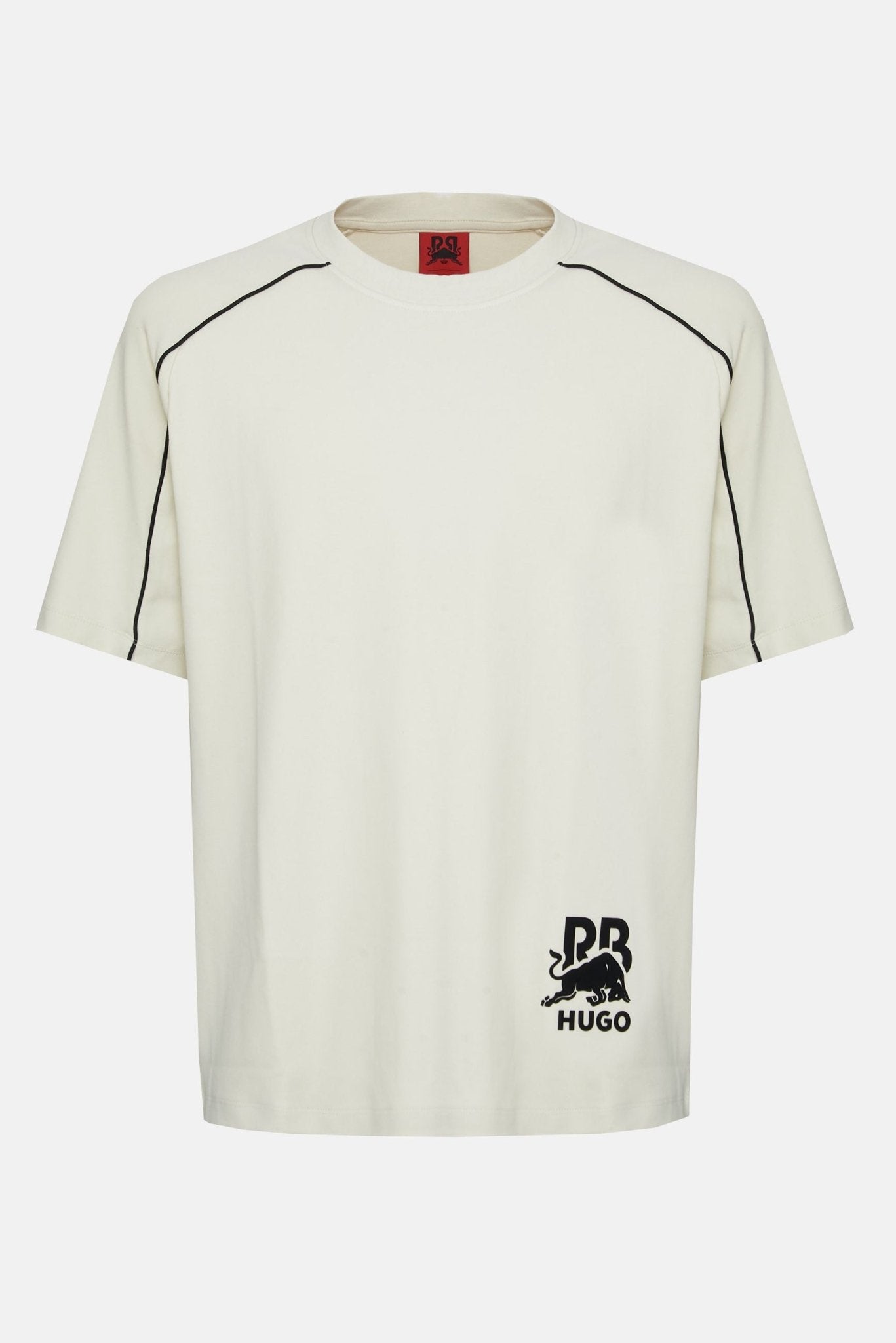 T-shirt Oversize HUGO x Red Bull Color Crema 9676 - De Matteo Uomo