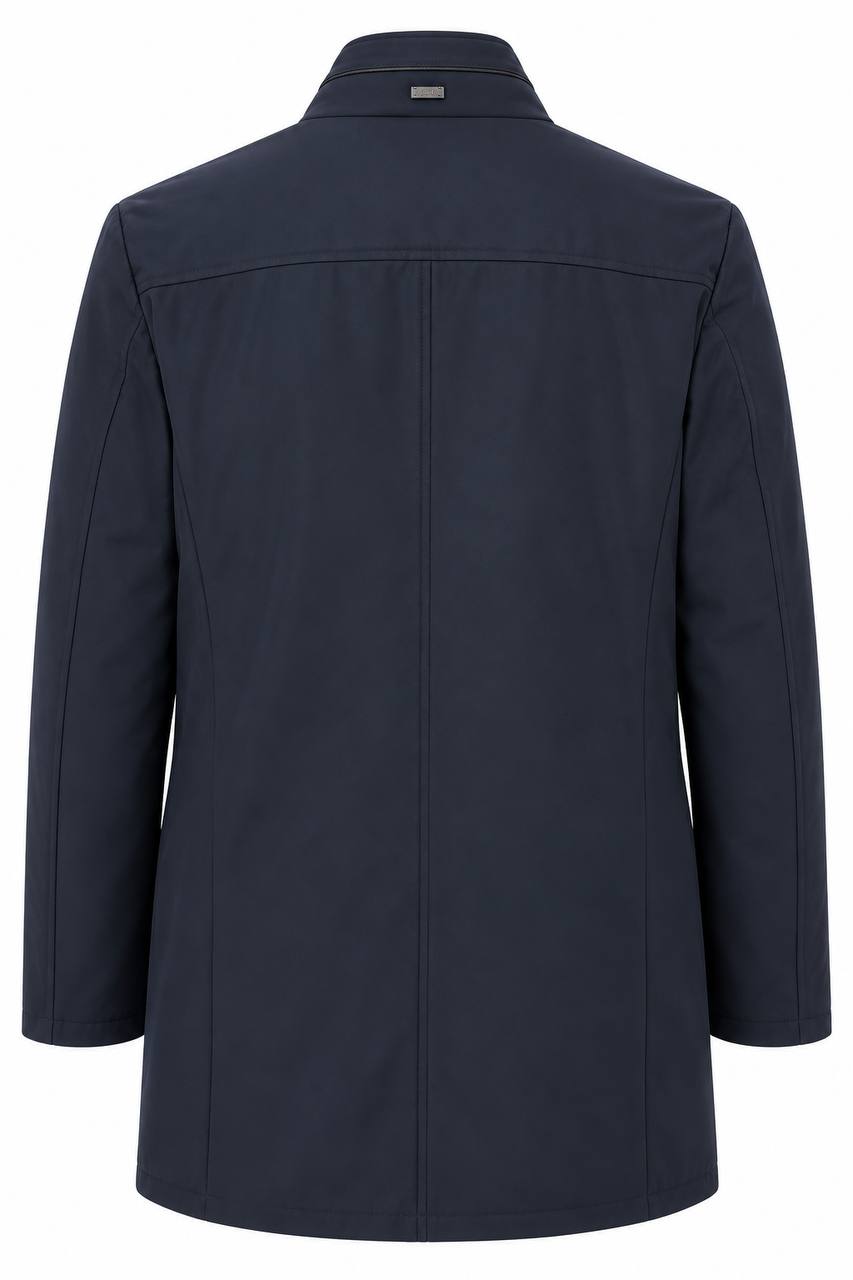 Trench Uomo Idrorepellente e Termico con Chiusura Bottoni e Zip - De Matteo Uomo