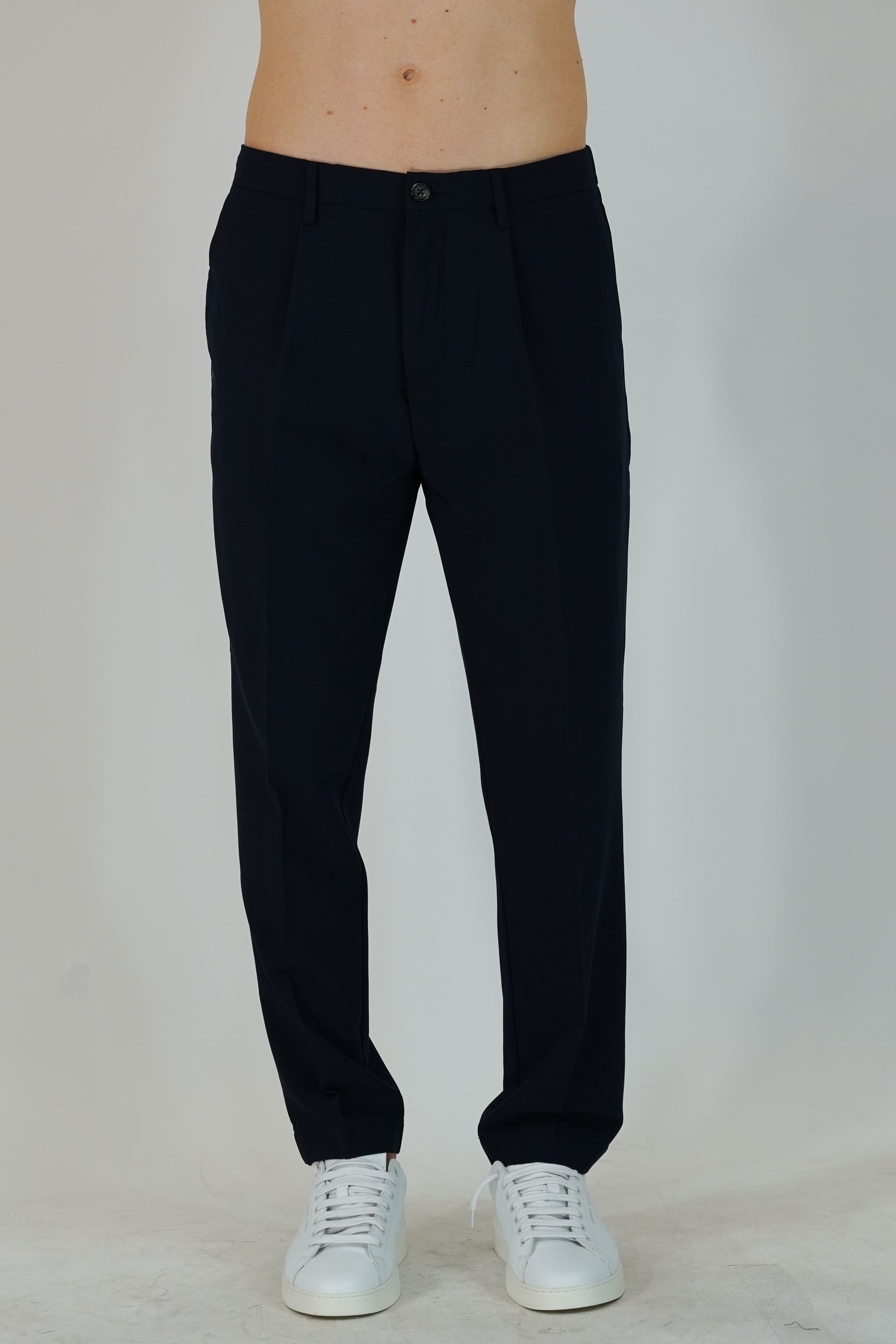 Pantalone Jogging con Pence, Tasche America e Vita Elasticizzata