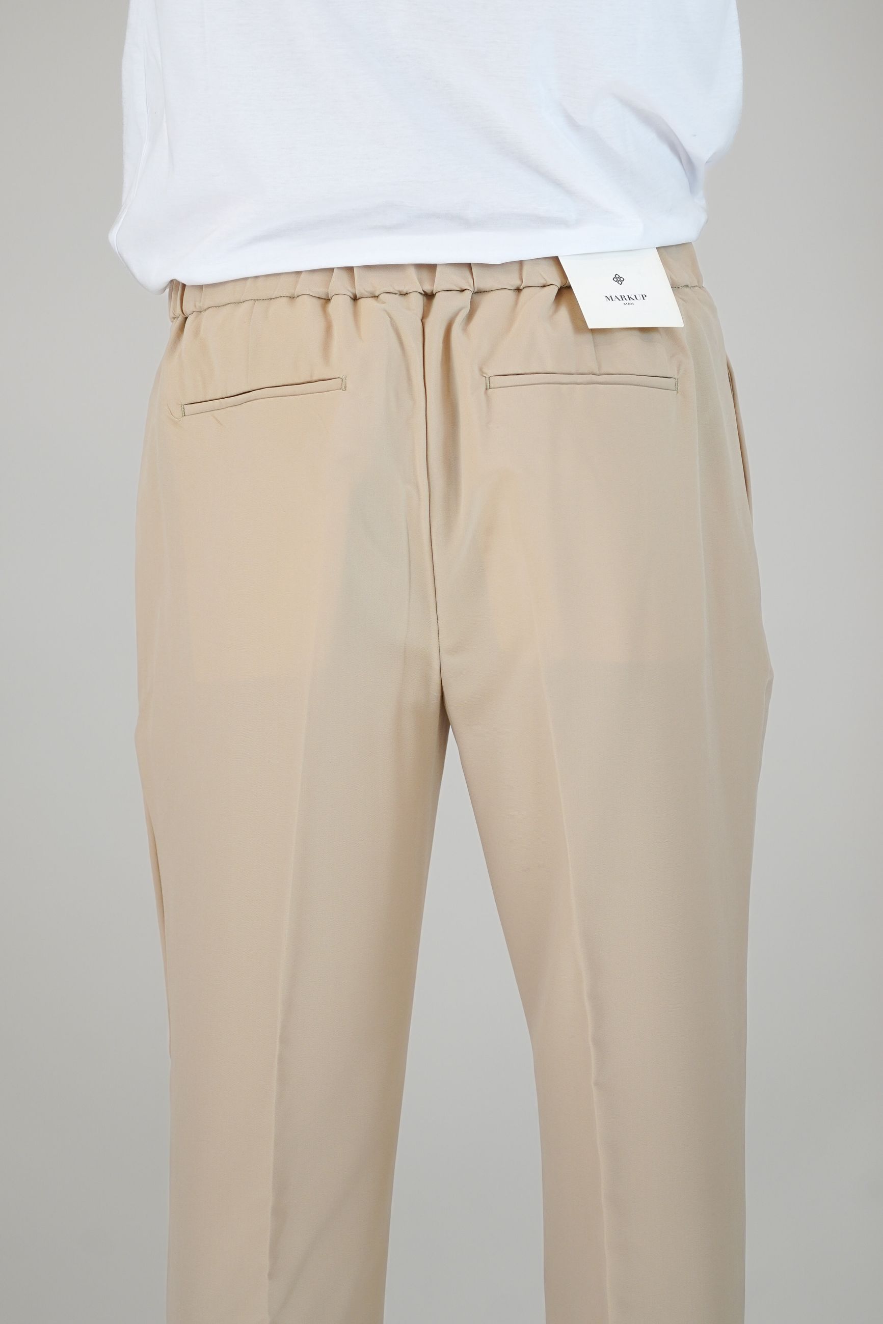 Pantalone Jogging con Pence, Tasche America e Vita Elasticizzata